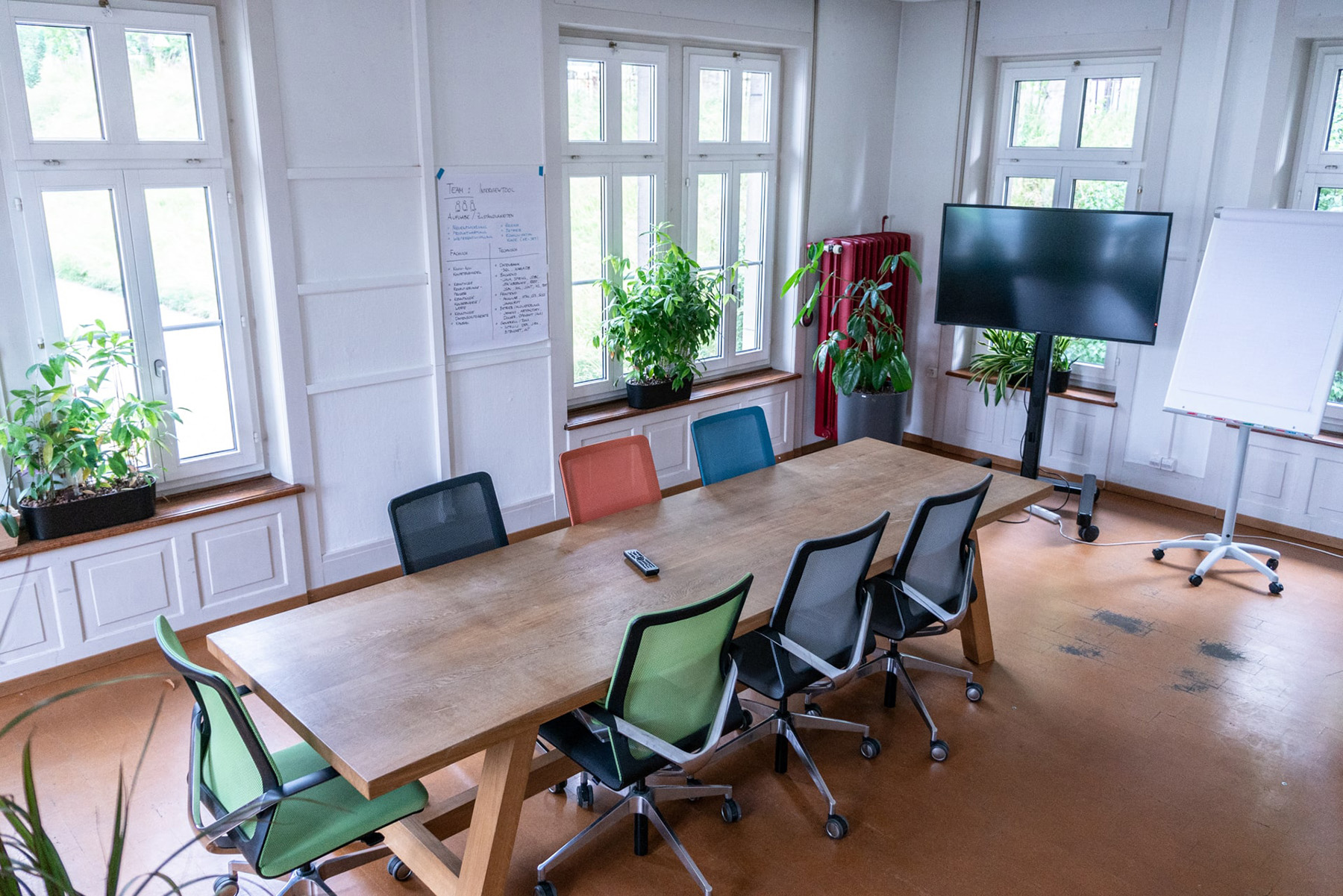 Workshopraum und Sitzungszimmer im Hub BeLEARN