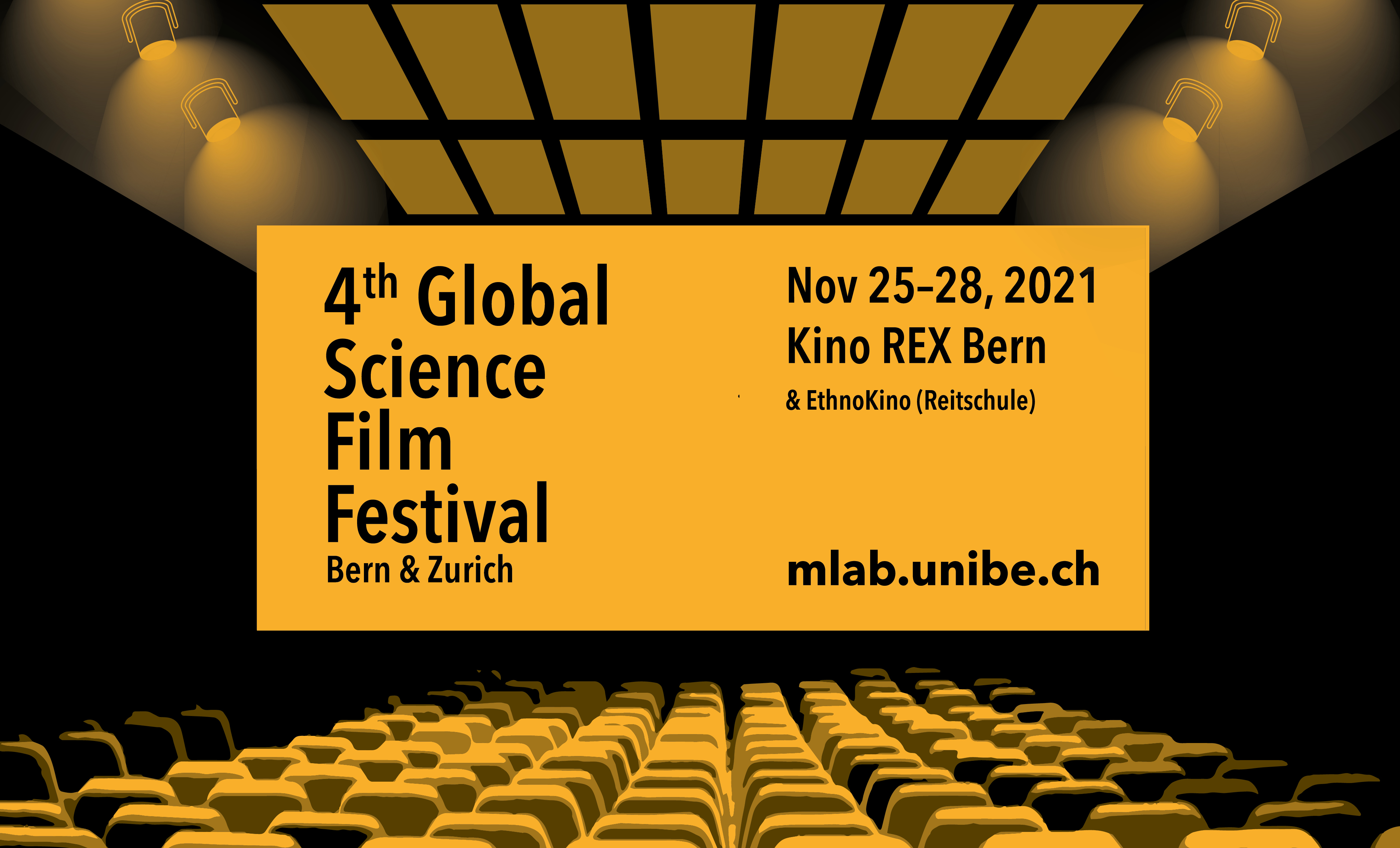 Poster des Global Science Film Festival Bern. @ zvg
