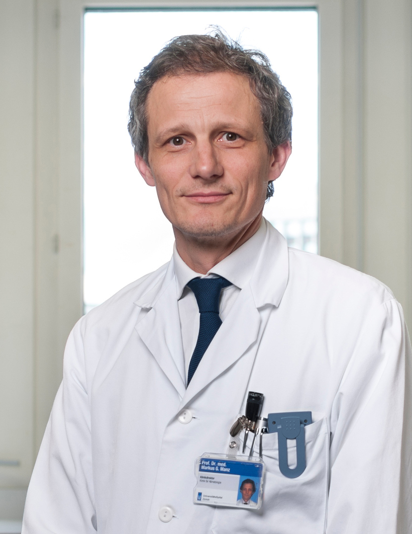 Prof. Dr. med. Markus Manz. Foto: Ennio Leanza, Keystone.