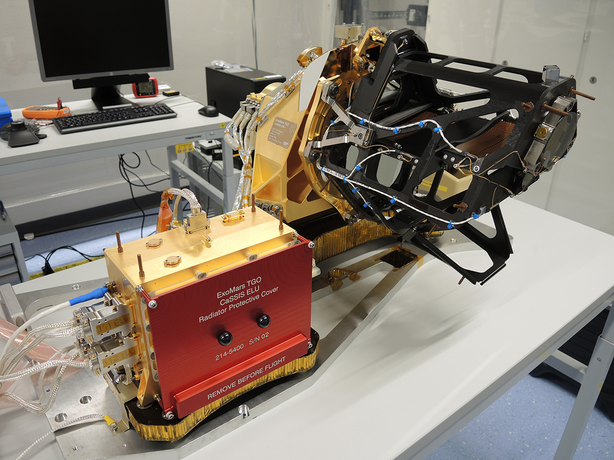 CaSSIS vor der Montage auf die ExoMars-Sonde. © Universität Bern