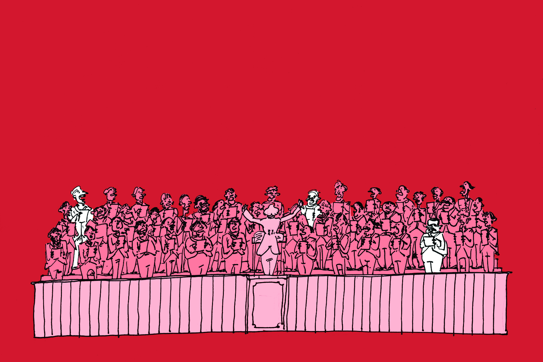 Titelbild «Drei Schweizer Chorsänger im 19. Jahrhundert»  © Julien Cachemaille
