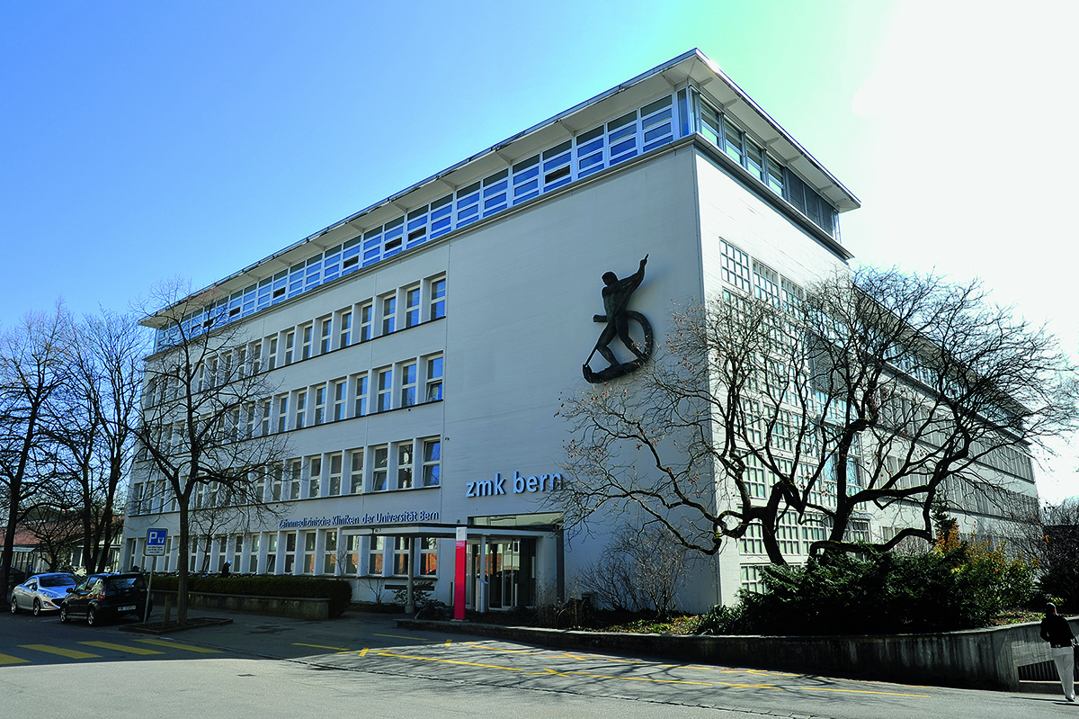 Gebäude der Zahnmedizinischen Kliniken der Universität Bern. © ZMK Bern, I. Badertscher