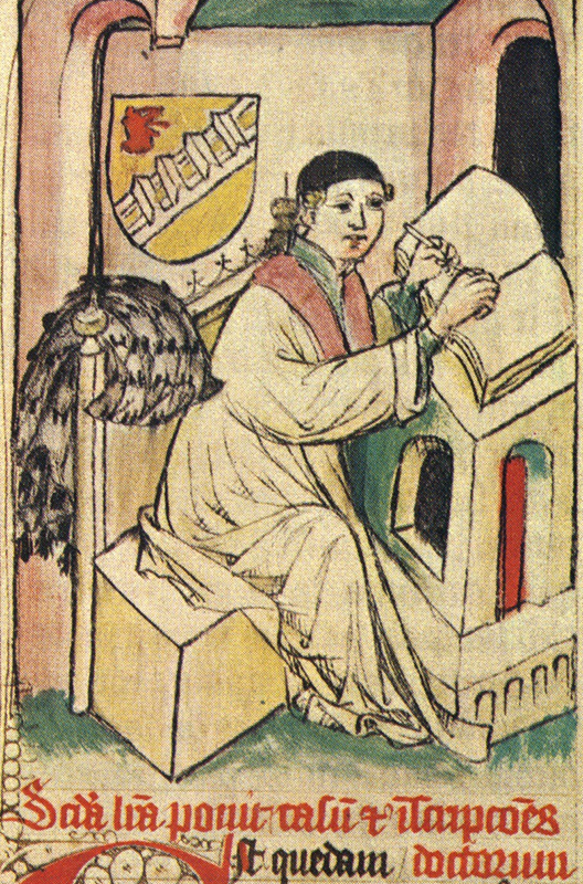 Winand von Steeg in seiner Studierstube.