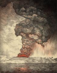 In der kurzen Zeitspanne zwischen 1808 und 1835 kam es in den Tropen zu fünf grossen Vulkanausbrüchen. Dies hatte globale Auswirkungen aufs Klima. Bild: Wikimedia Commons