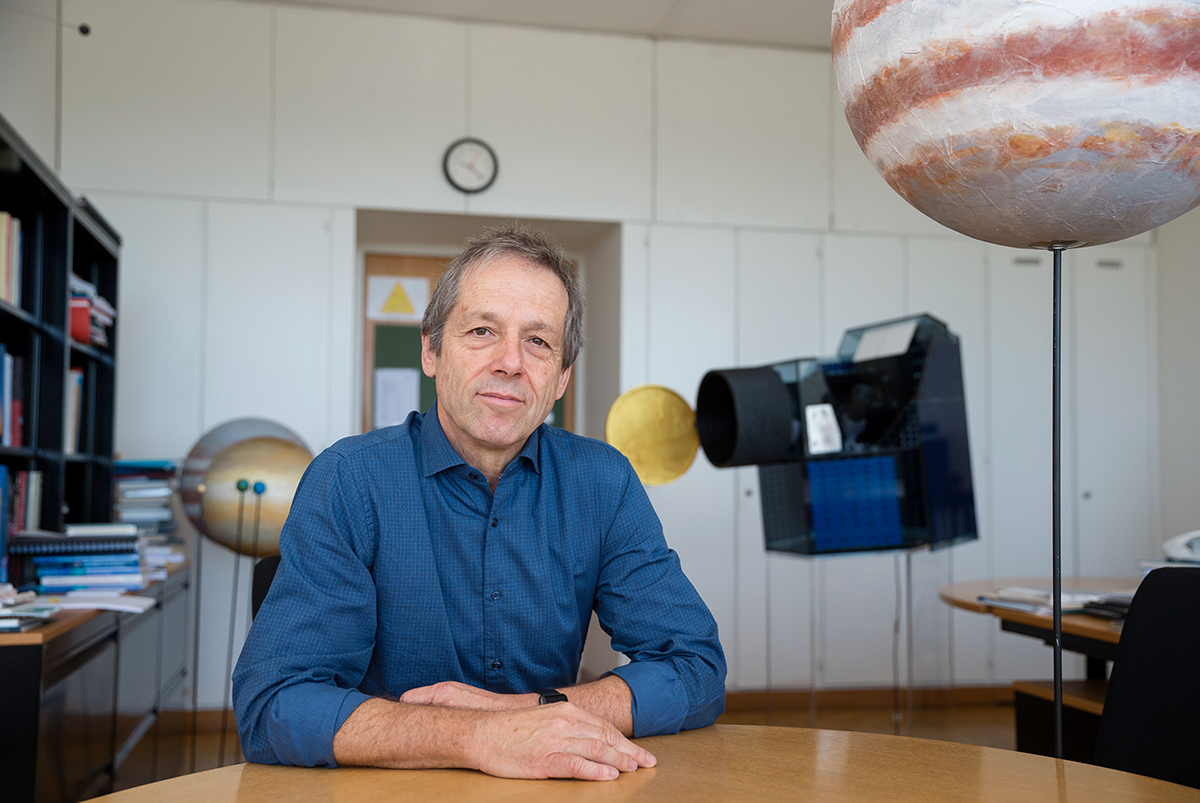 Prof. Dr. Willy Benz, Direktor des Nationalen Forschungsschwerpunkts PlanetS und Hauptverantwortlicher des CHEOPS-Konsortiums, Universität Bern