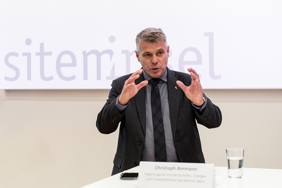 Christoph Ammann, member of the Executive Council. © University of Bern / Ramon Lehmann